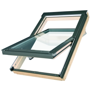Energooszczędne okno dachowe Fakro FTT U6 dwukomorowy pakiet 3 szybowy